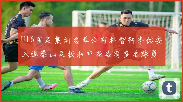 U16国足集训名单公布朴智轩李佑安入选泰山足校和申花各有多名球员参与