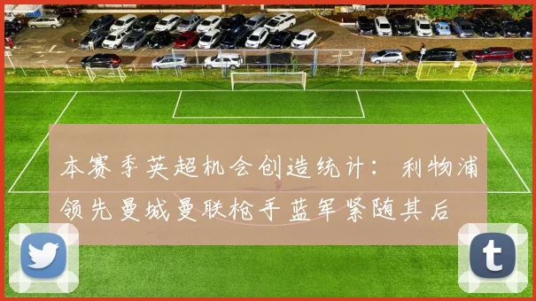 本赛季英超机会创造统计：利物浦领先曼城曼联枪手蓝军紧随其后